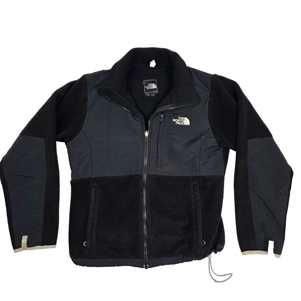 The North Face Women's Medium Polartec Denali Fleece Jacket Black Full Zip